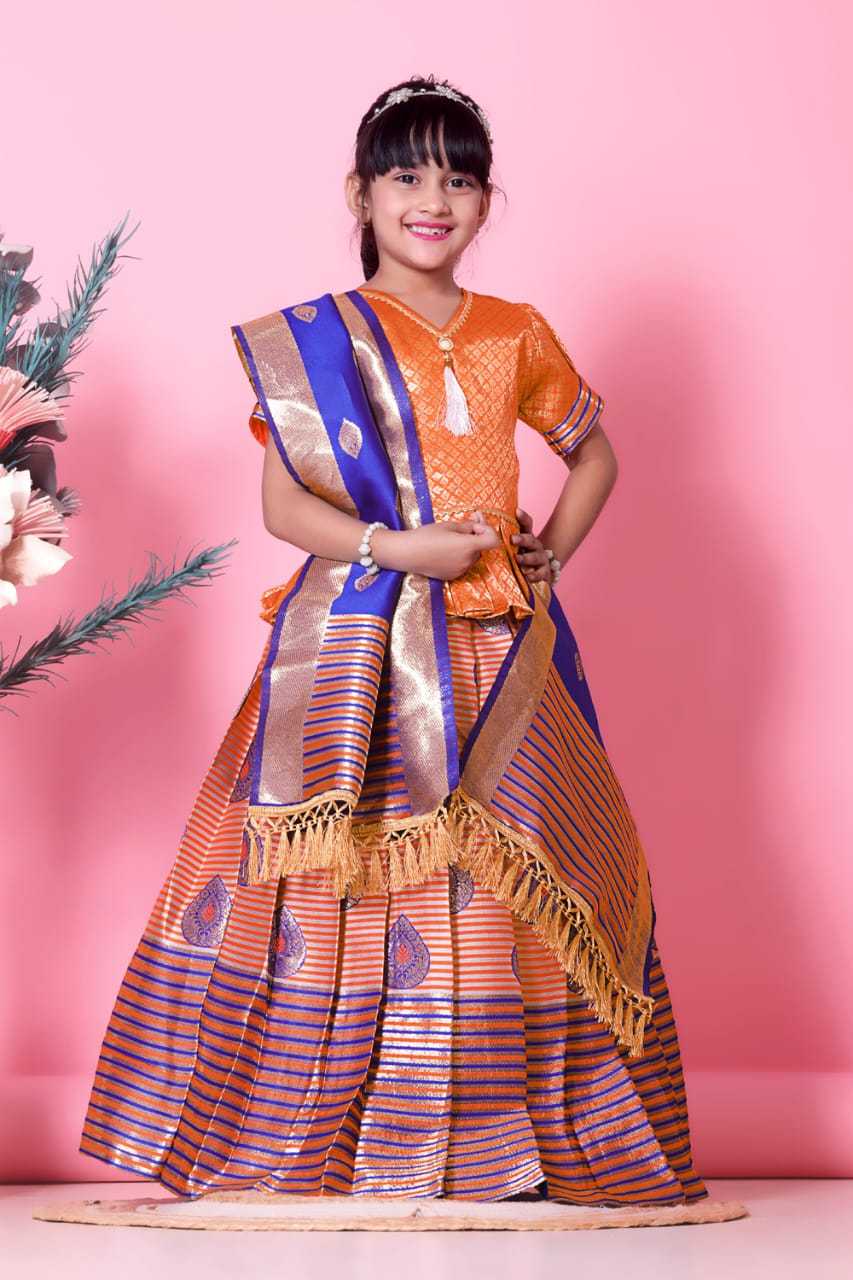 Ynf Jacquard RIN222 HK-88 Kids Wear Wedding Collections Festive Collections Wholesale Kids Suit Indian Wear For Kids Kids Lehenga Choli Manufacturer- Kids Exports