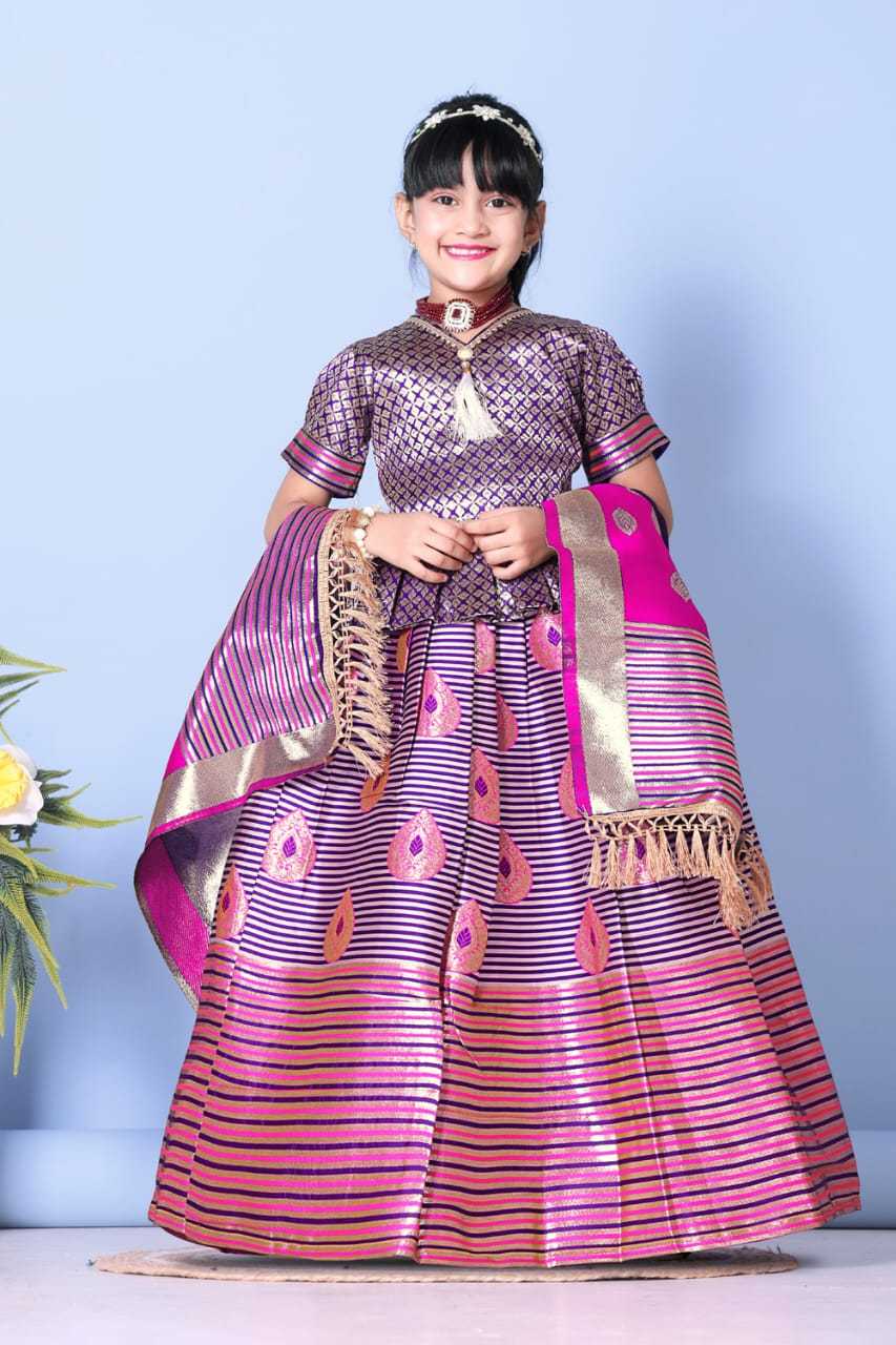 Ynf Jacquard RIN222 HK-88 Kids Wear Wedding Collections Festive Collections Wholesale Kids Suit Indian Wear For Kids Kids Lehenga Choli Manufacturer- Kids Exports