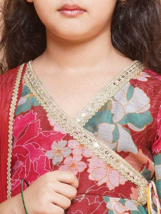 Ynf Rayon RIN222 HK-89 Kids Wear Wedding Collections Festive Collections Wholesale Kids Anarkali Suits Kids Festive Wear Kids Wedding Outfits Manufacturer- Kids Exports