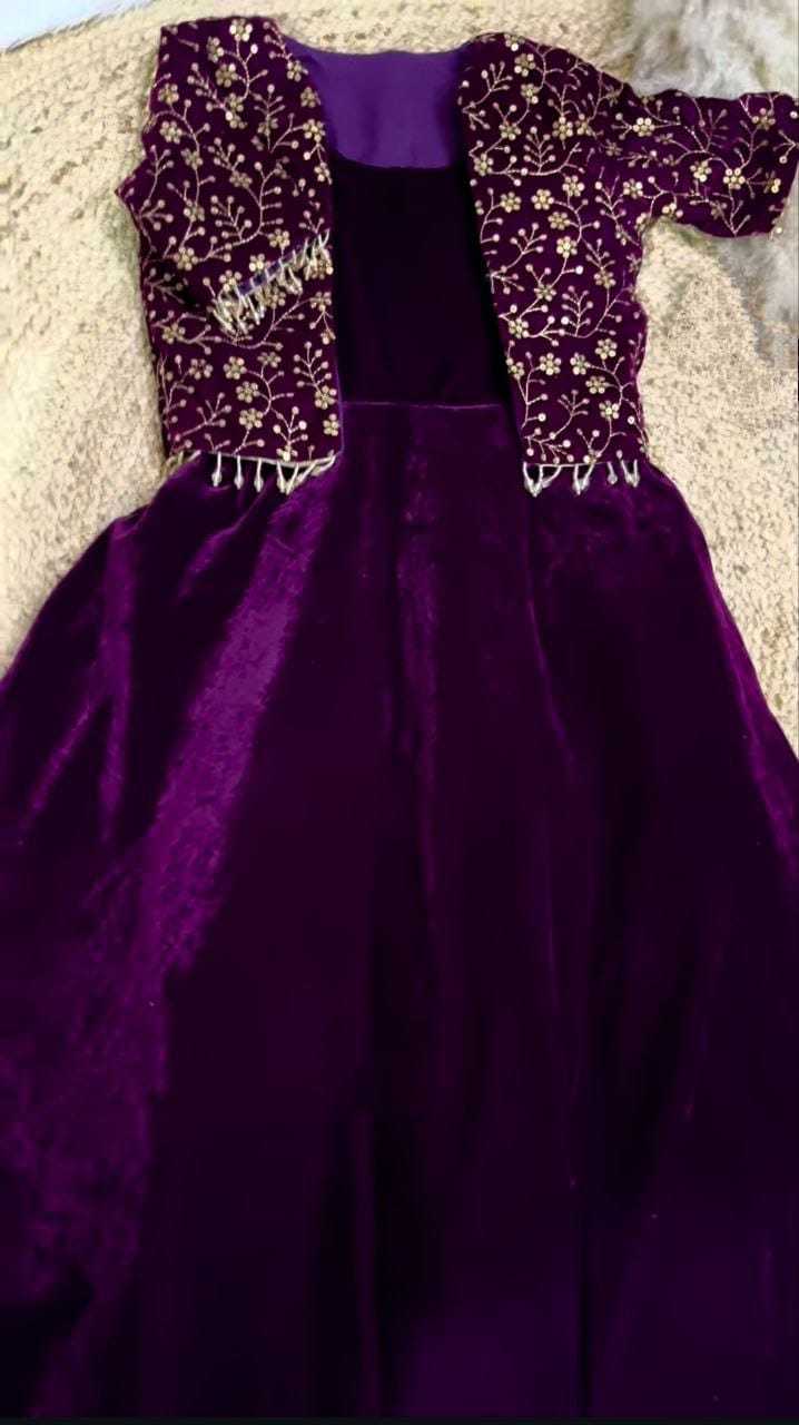 Ynf Velvet RIN157 PC KID-8145 Kids Wear Wedding Collections Festive Collections Wholesale Kids Lehenga Kids Ethnic Wear Kids Festive Wear Manufacturer- Kids Exports