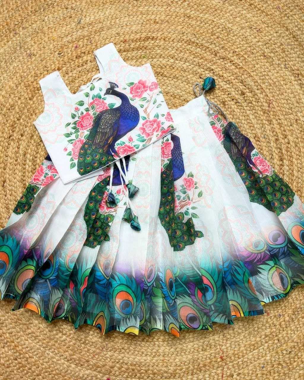 Ynf Banglori Silk KESH505 355 Kids Wear Wholesale Kids Lehenga Kids Ghagra Choli Manufacturer- Kids Exports