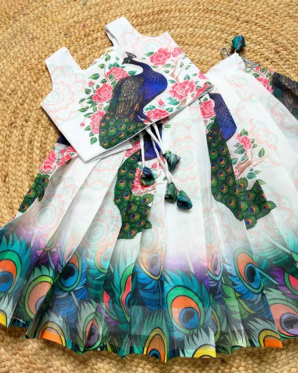 Ynf Banglori Silk KESH505 355 Kids Wear Wholesale Kids Lehenga Kids Ghagra Choli Manufacturer- Kids Exports