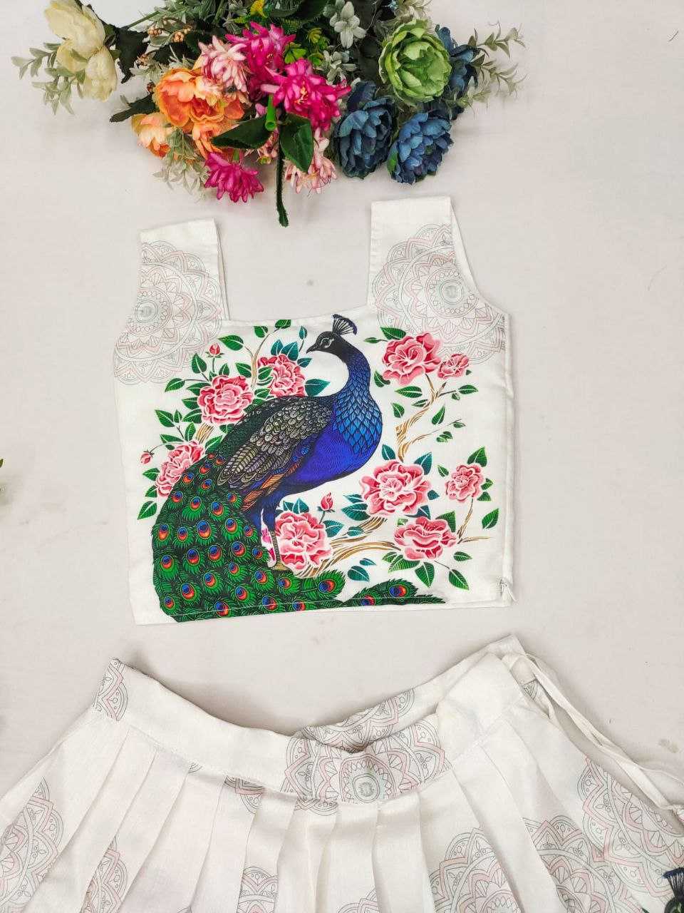 Ynf Banglori Silk KESH505 355 Kids Wear Wholesale Kids Lehenga Kids Ghagra Choli Manufacturer- Kids Exports