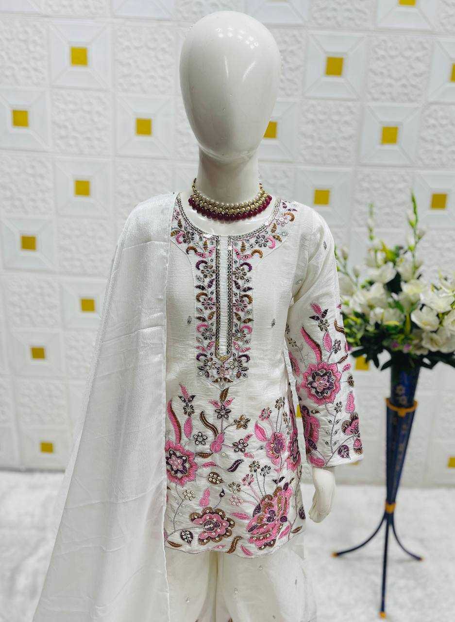 Ynf Chinon Silk KESH415 212 Kids Wear Wholesale Kids Suit Kids Ethnic Wear Kids Traditional Outfits Manufacturer- Kids Exports
