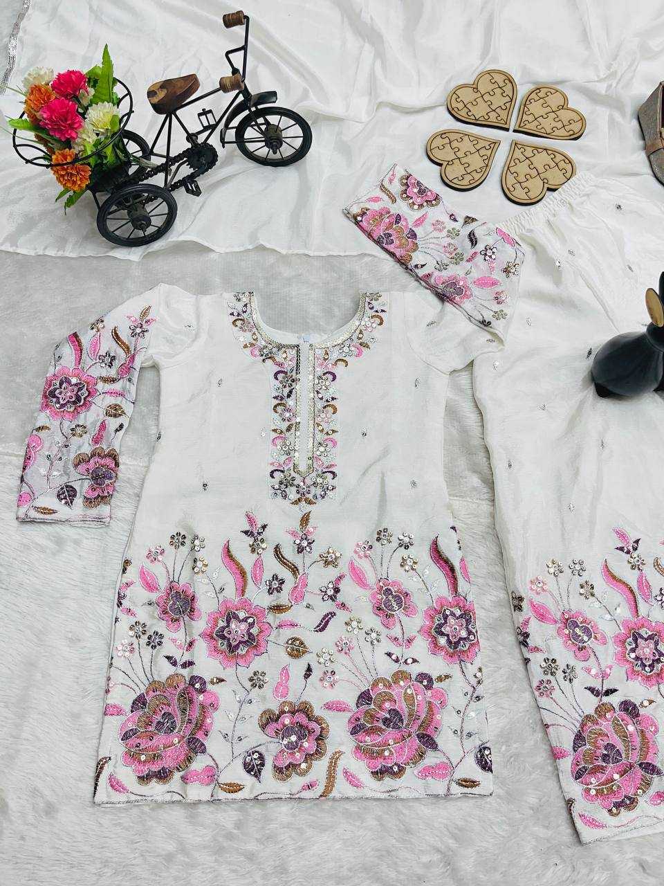 Ynf Chinon Silk KESH415 212 Kids Wear Wholesale Kids Suit Kids Ethnic Wear Kids Traditional Outfits Manufacturer- Kids Exports