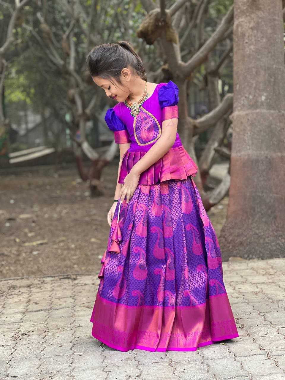 Ynf Cotton KESH461 97 Kids Wear Wholesale Kids Lehenga Kids Ghagra Choli Kids Festive Wear Manufacturer- Kids Exports