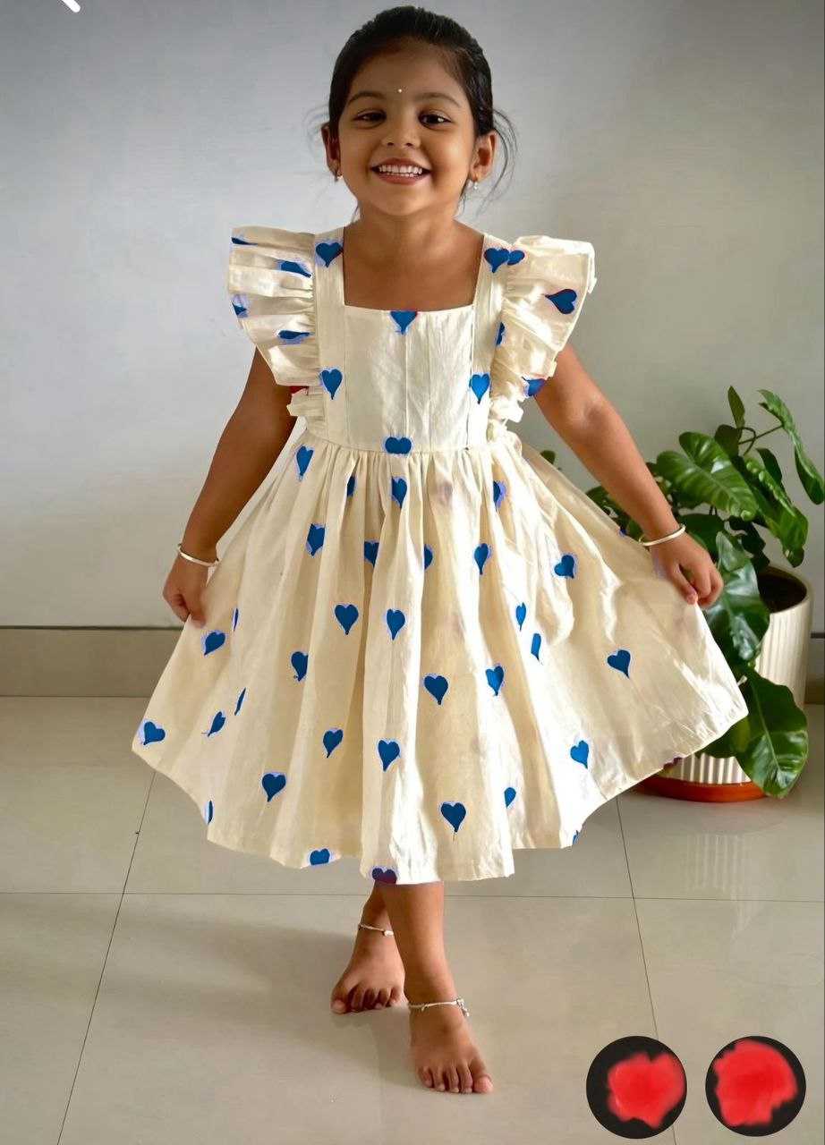 Ynf Cotton RIN107 359 Kids Wear Wholesale Kids Frocks Girls Frock Girls Cotton Frocks Manufacturer- Kids Exports