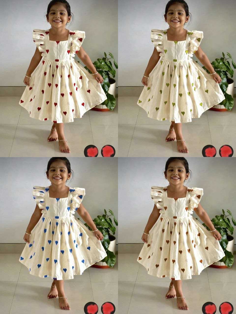 Ynf Cotton RIN107 359 Kids Wear Wholesale Kids Frocks Girls Frock Girls Cotton Frocks Manufacturer- Kids Exports