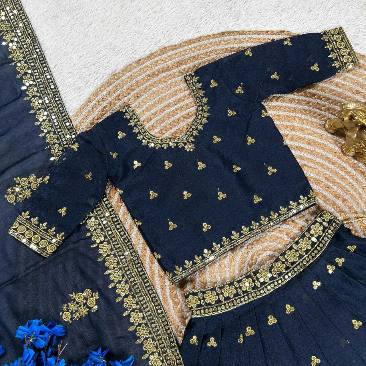 Ynf Georgette KESH505 344 Kids Wear Wholesale Kids Lehenga Kids Ghagra Choli Indian Wear For Kids Manufacturer- Kids Exports