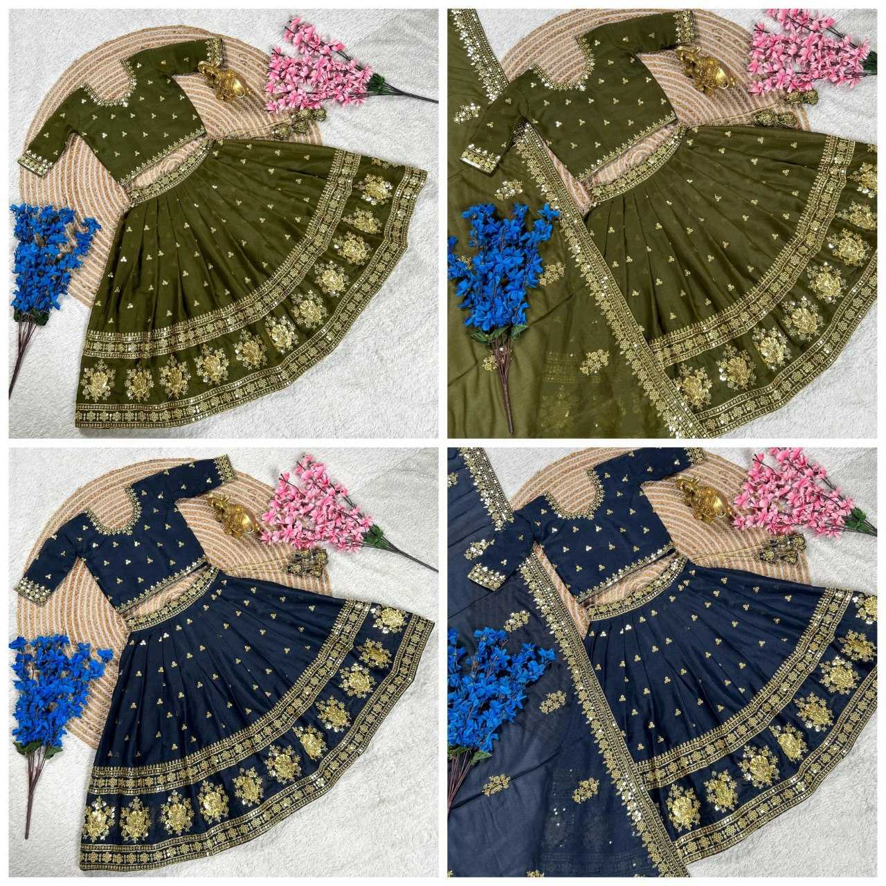 Ynf Georgette KESH505 344 Kids Wear Wholesale Kids Lehenga Kids Ghagra Choli Indian Wear For Kids Manufacturer- Kids Exports