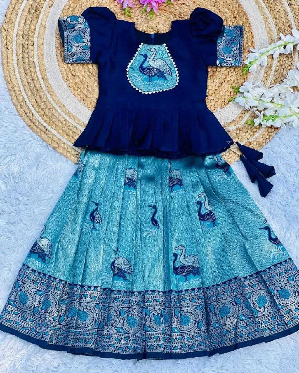 Ynf Jacquard KESH461 HK-98 Kids Wear Wedding Collections Festive Collections Wholesale Kids Frocks Kids Sharara Kids Designer Frock Manufacturer- Kids Exports