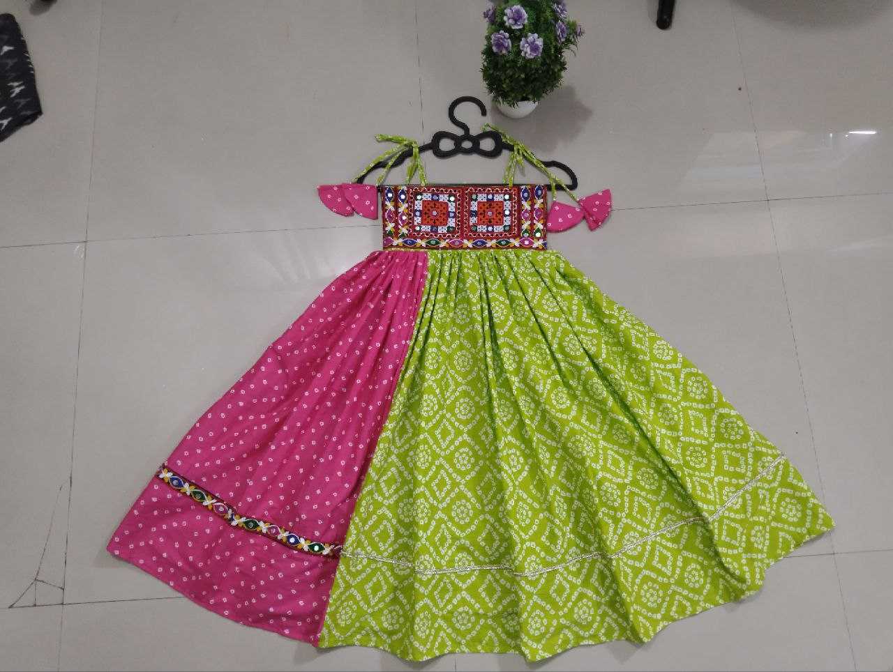 Ynf Soft Cotton RIN107 326 Kids Wear Wholesale Kids Traditional Outfits Kids Anarkali Suits Kids Navratri Outfits Manufacturer- Kids Exports