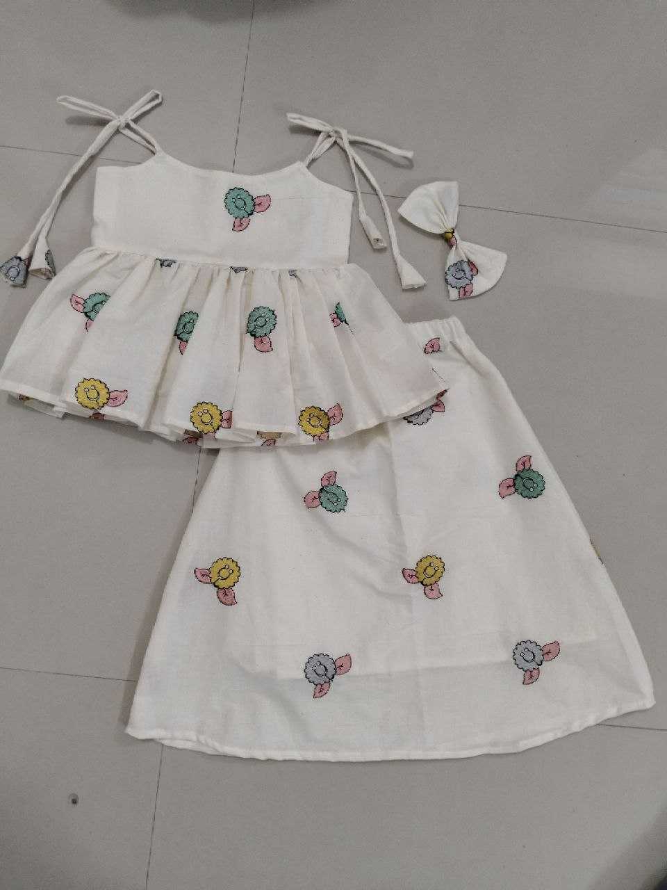 Ynf Soft Cotton RIN107 Kids Wear Wholesale Kids Frocks Girls Frock Kids Indo-Western Wear Manufacturer- Kids Exports