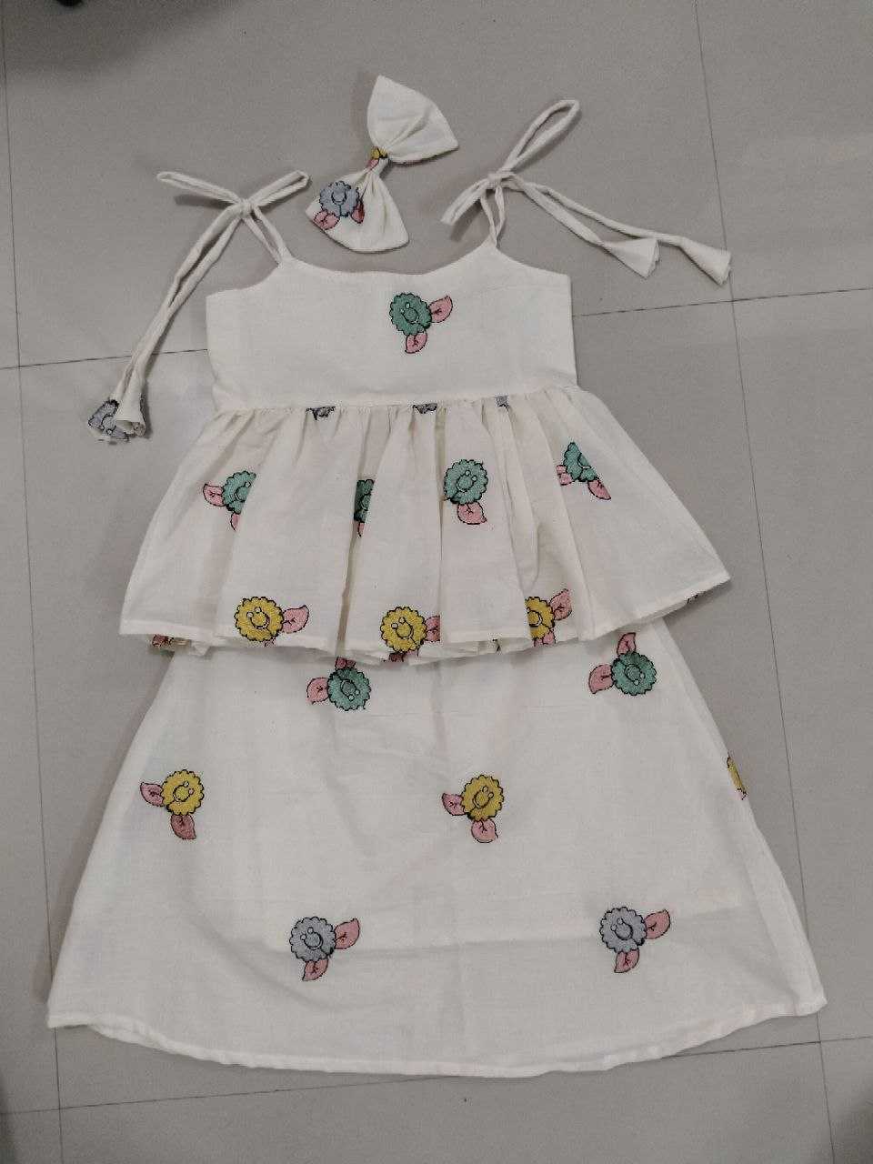 Ynf Soft Cotton RIN107 Kids Wear Wholesale Kids Frocks Girls Frock Kids Indo-Western Wear Manufacturer- Kids Exports
