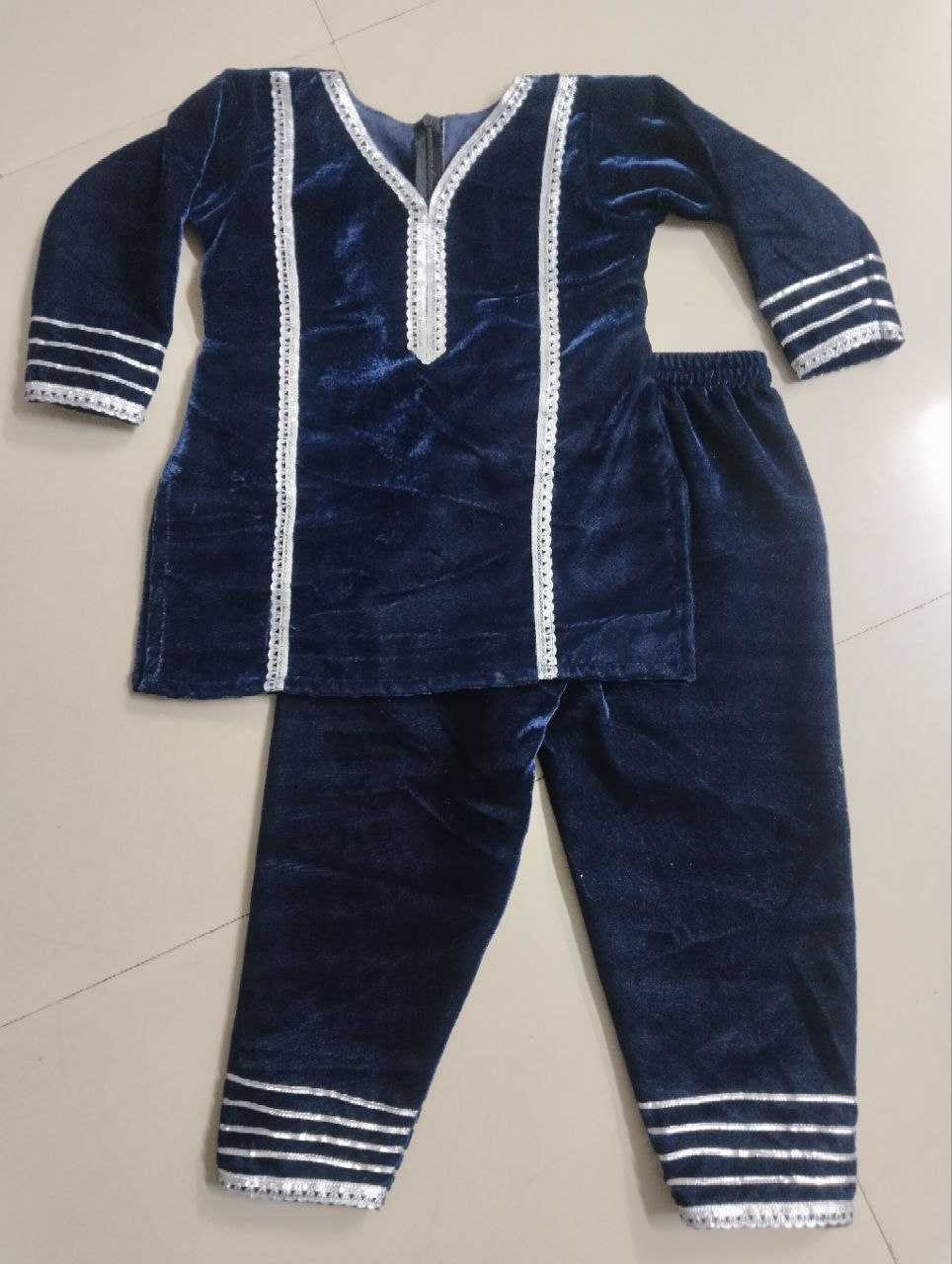 Ynf Velvet RIN107 371 Kids Wear Wholesale Kids Suit Kids Ethnic Wear Kids Traditional Outfits Manufacturer- Kids Exports