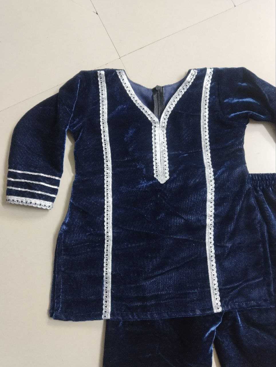 Ynf Velvet RIN107 371 Kids Wear Wholesale Kids Suit Kids Ethnic Wear Kids Traditional Outfits Manufacturer- Kids Exports
