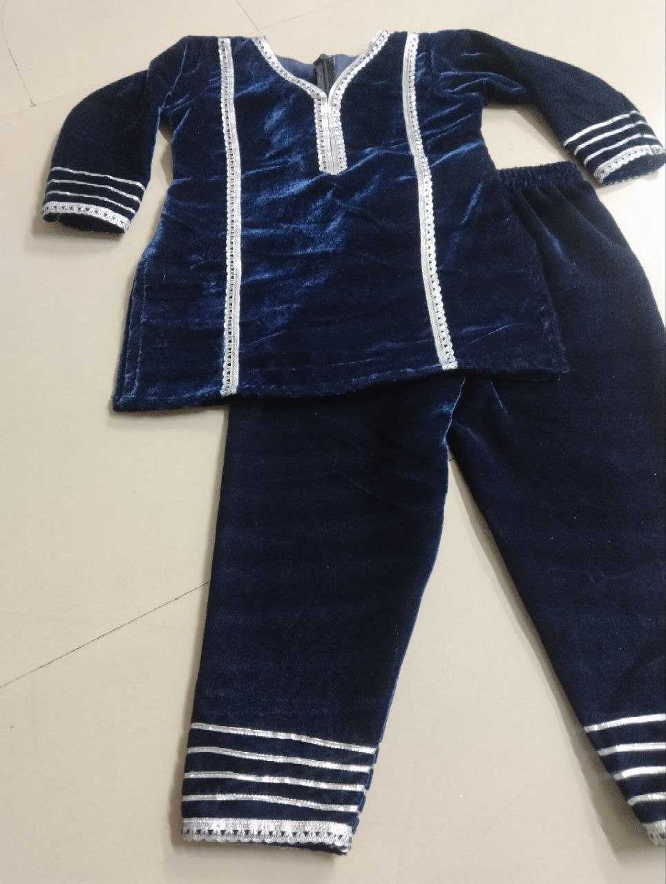 Ynf Velvet RIN107 371 Kids Wear Wholesale Kids Suit Kids Ethnic Wear Kids Traditional Outfits Manufacturer- Kids Exports