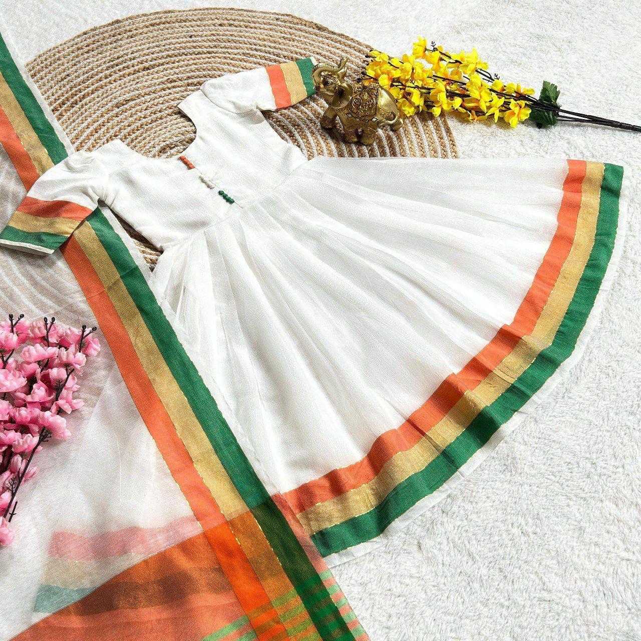 Ynf Cotton KESH503 8118 Kids Wear Festive Collections Wholesale Kids Gown Indian Wear For Kids Republic Day Collections Manufacturer- Kids Exports