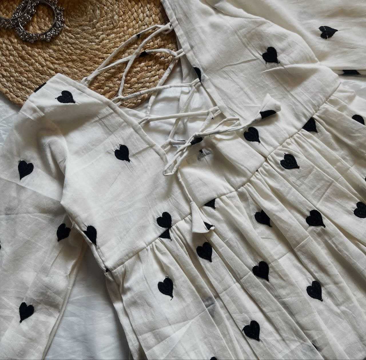 Ynf Cotton RIN107 DORI Kids Wear Wedding Collections Festive Collections Wholesale Girls Cotton Frocks Kids Festive Wear Kids Indo-Western Wear Manufacturer- Kids Exports