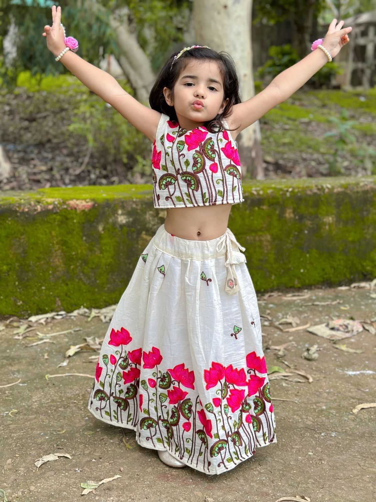 Ynf Cotton RIN235 MURMAID Kids Wear Festive Collections Wholesale Kids Lehenga Kids Lehenga Choli Onam Collections Manufacturer- Kids Exports