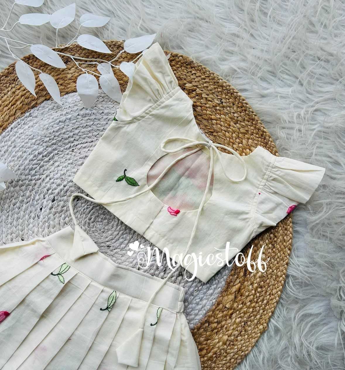 Ynf Cotton RIN235 Reyan Kids Wear Festive Collections Wholesale Kids Lehenga Kids Lehenga Choli Onam Collections Manufacturer- Kids Exports