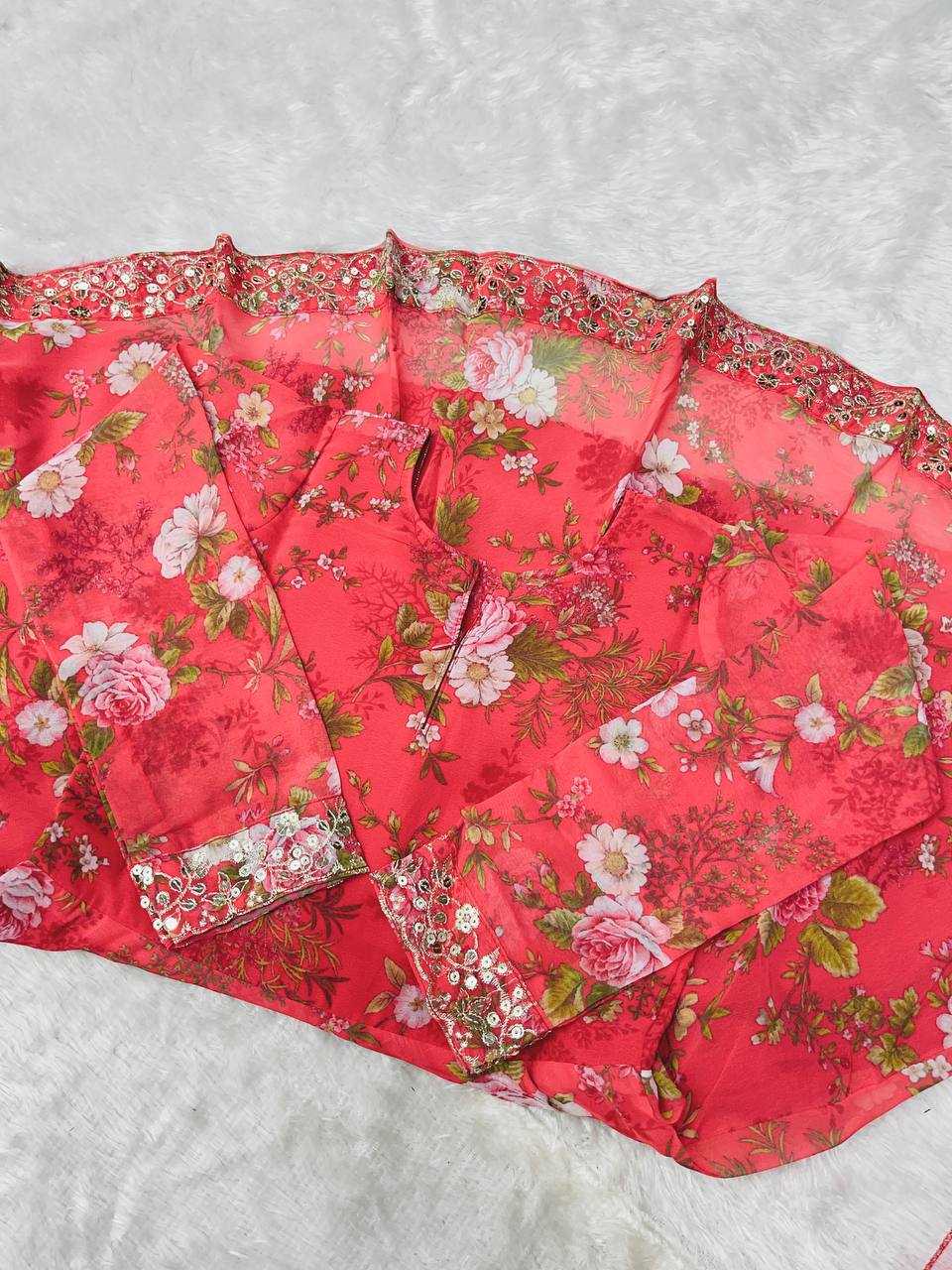 Ynf Georgette RIN234 218 Kids Wear Wholesale Kids Gown Kids Anarkali Suits Kids Ethnic Gowns Manufacturer- Kids Exports