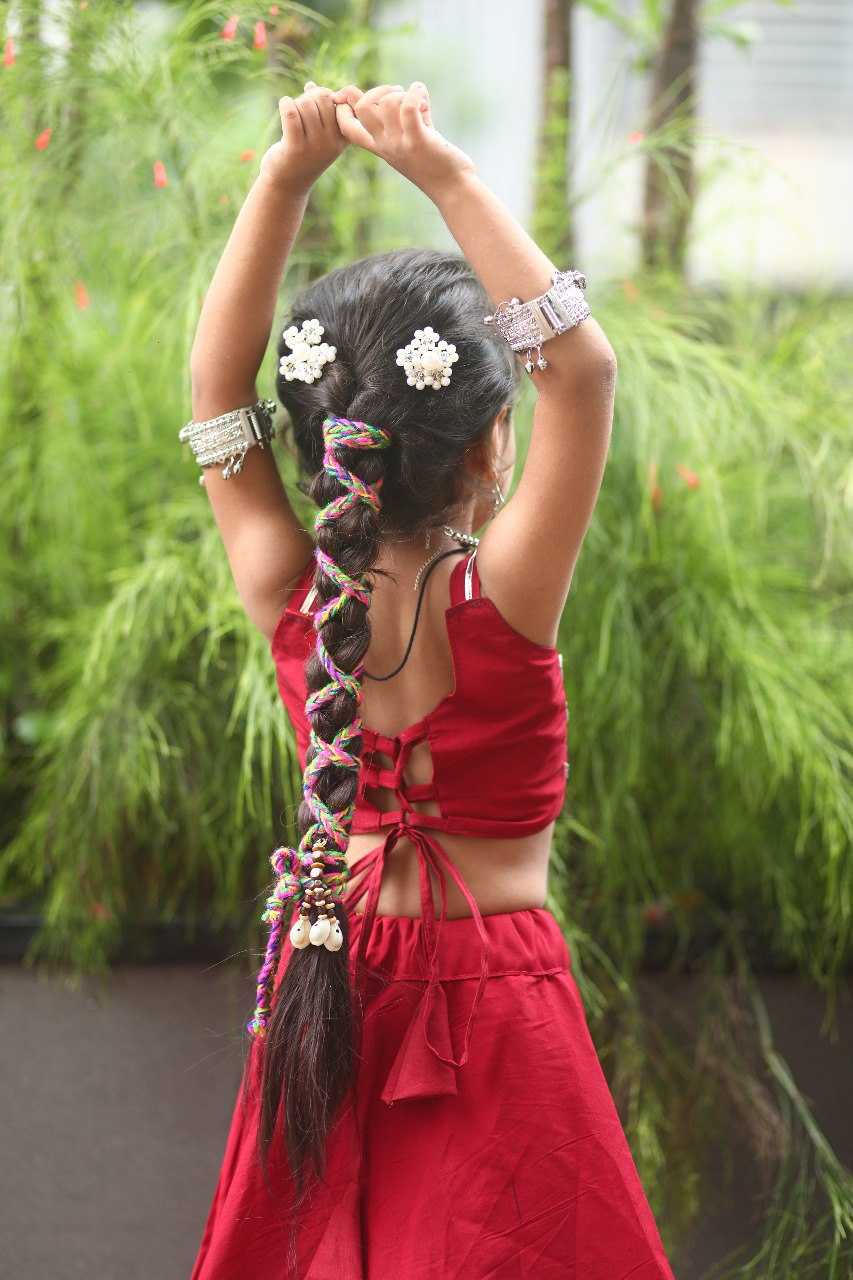 Ynf Heavy Roman Silk RIN227 2K25 Kids Wear Wholesale Kids Lehenga Kids Ghagra Choli Manufacturer- Kids Exports