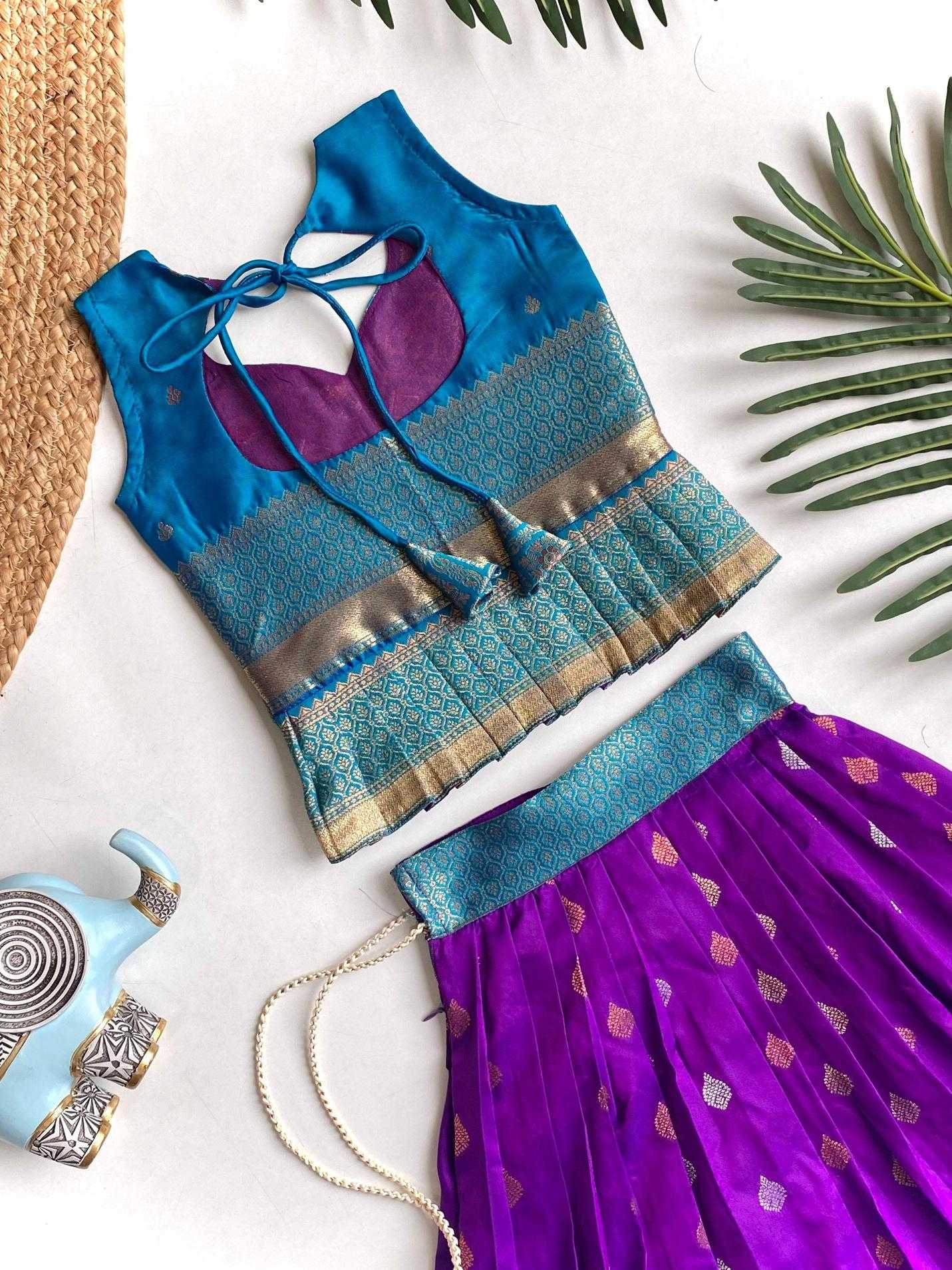 Ynf Silk KESH249 K Amisha Kids Wear Wholesale Kids Lehenga Kids Lehenga Choli Baby Girl Lehenga Manufacturer- Kids Exports