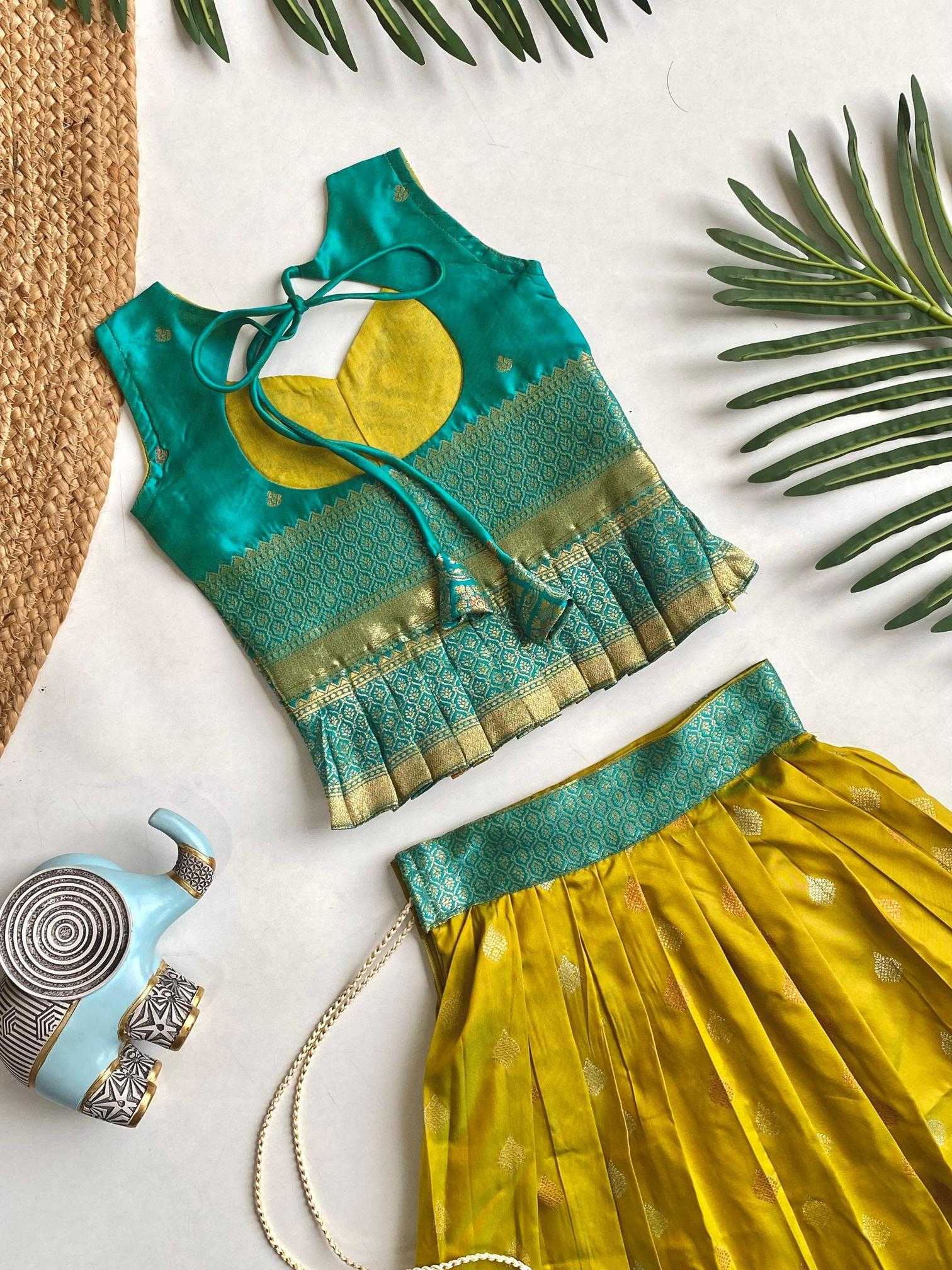 Ynf Silk KESH249 K Amisha Kids Wear Wholesale Kids Lehenga Kids Lehenga Choli Baby Girl Lehenga Manufacturer- Kids Exports