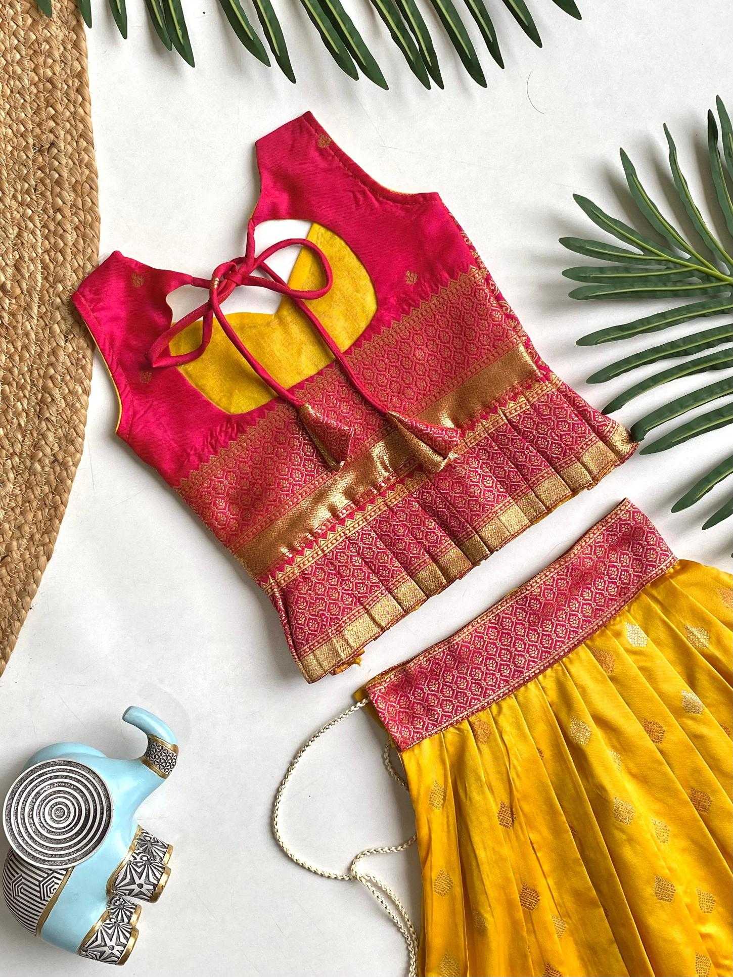 Ynf Silk KESH249 K Amisha Kids Wear Wholesale Kids Lehenga Kids Lehenga Choli Baby Girl Lehenga Manufacturer- Kids Exports