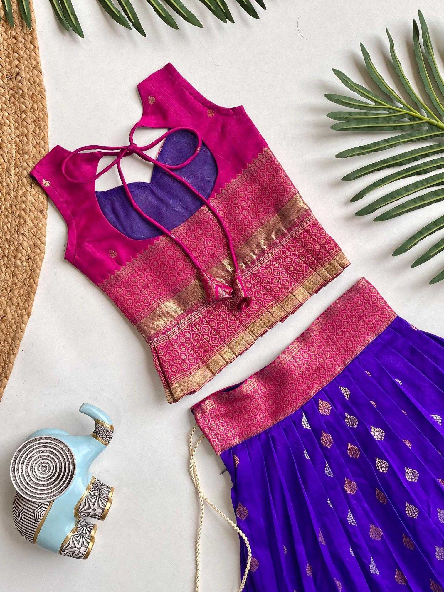 Ynf Silk KESH249 K Amisha Kids Wear Wholesale Kids Lehenga Kids Lehenga Choli Baby Girl Lehenga Manufacturer- Kids Exports