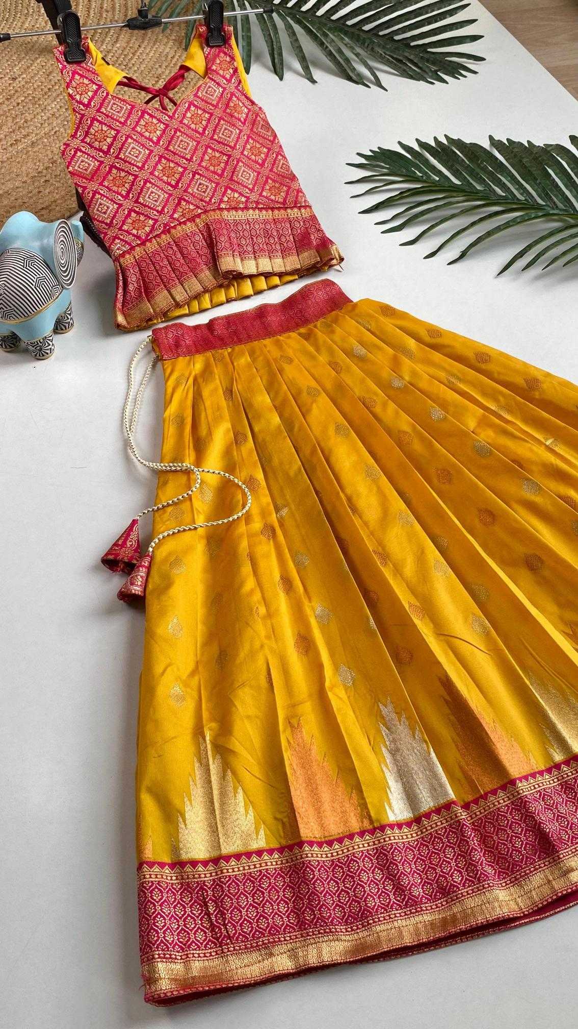 Ynf Silk KESH249 K Amisha Kids Wear Wholesale Kids Lehenga Kids Lehenga Choli Baby Girl Lehenga Manufacturer- Kids Exports