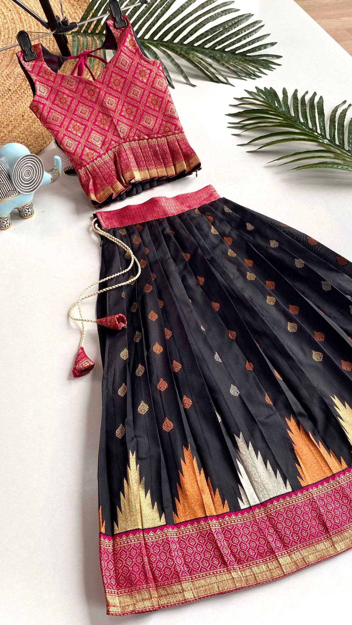 Ynf Silk KESH249 K Amisha Kids Wear Wholesale Kids Lehenga Kids Lehenga Choli Baby Girl Lehenga Manufacturer- Kids Exports