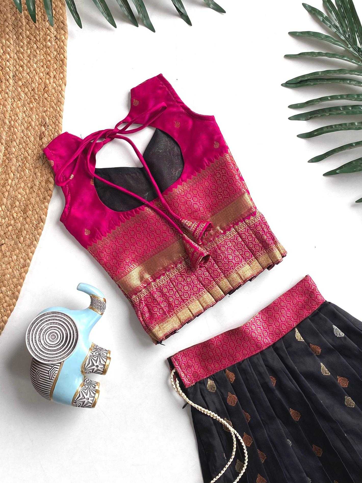 Ynf Silk KESH249 K Amisha Kids Wear Wholesale Kids Lehenga Kids Lehenga Choli Baby Girl Lehenga Manufacturer- Kids Exports