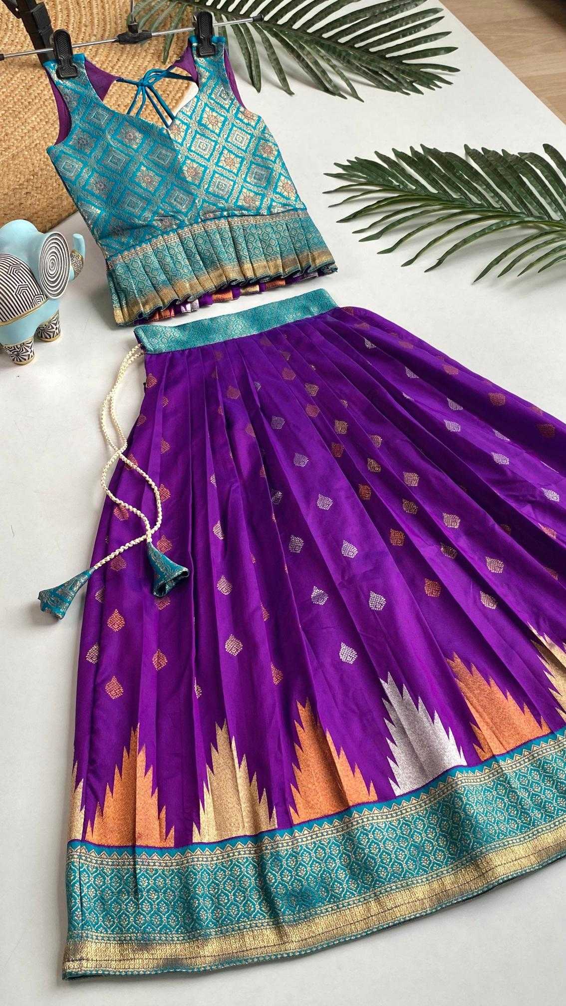 Ynf Silk KESH249 K Amisha Kids Wear Wholesale Kids Lehenga Kids Lehenga Choli Baby Girl Lehenga Manufacturer- Kids Exports