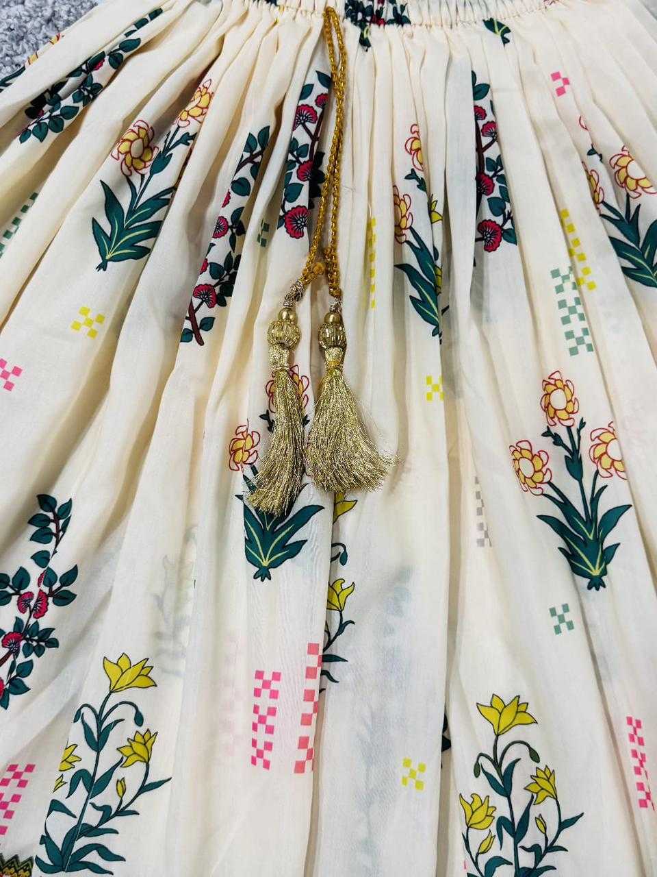 Ynf Soft Cotton Silk RIN235 SKY KIDS Kids Wear Festive Collections Wholesale Kids Lehenga Kids Lehenga Choli Onam Collections Manufacturer- Kids Exports