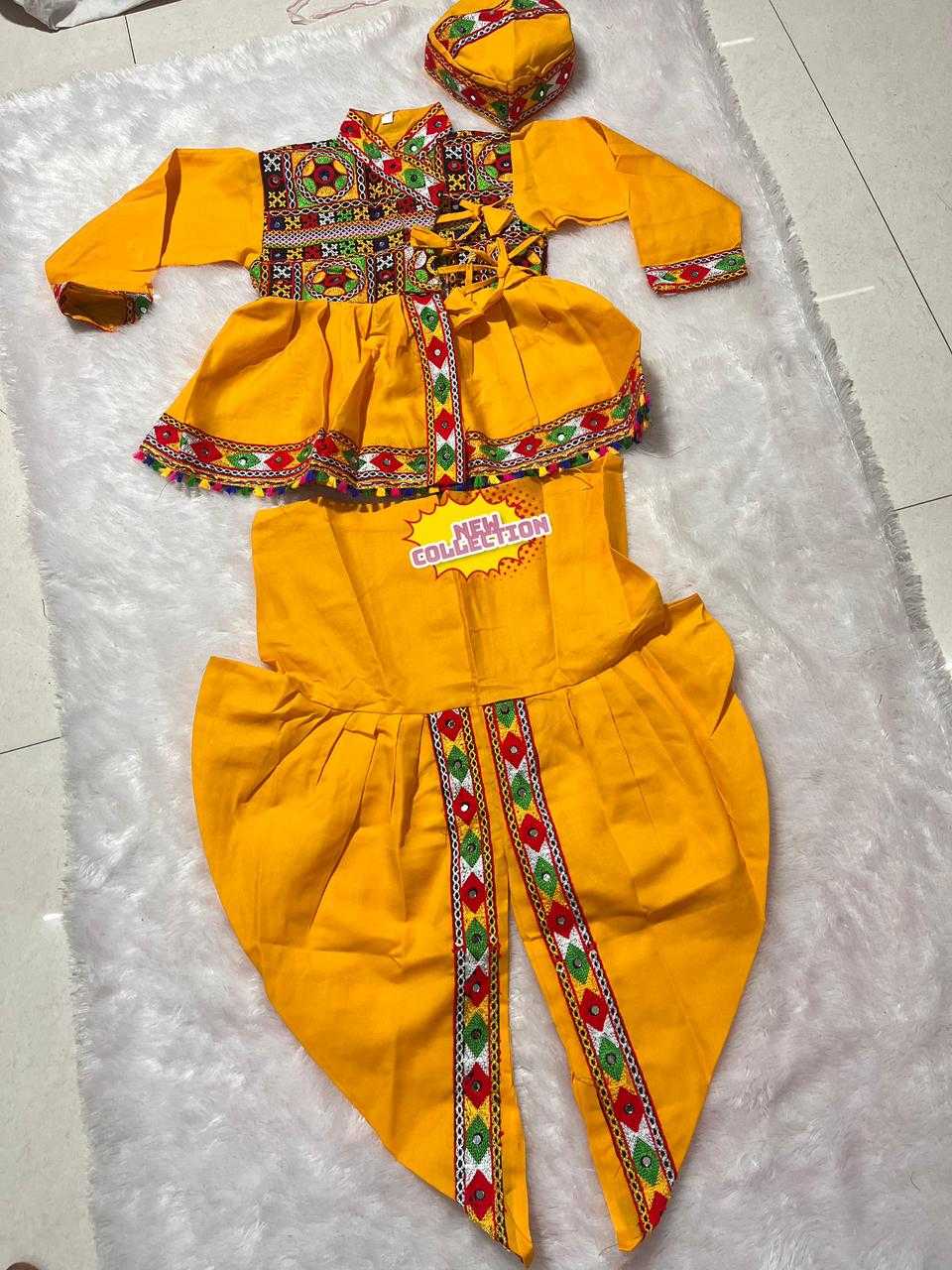 Ynf Cotton RIN235 Swiss Kids Wear Festive Collections Wholesale Kids Navratri Outfits Navratri Dresses Manufacturer- Kids Exports