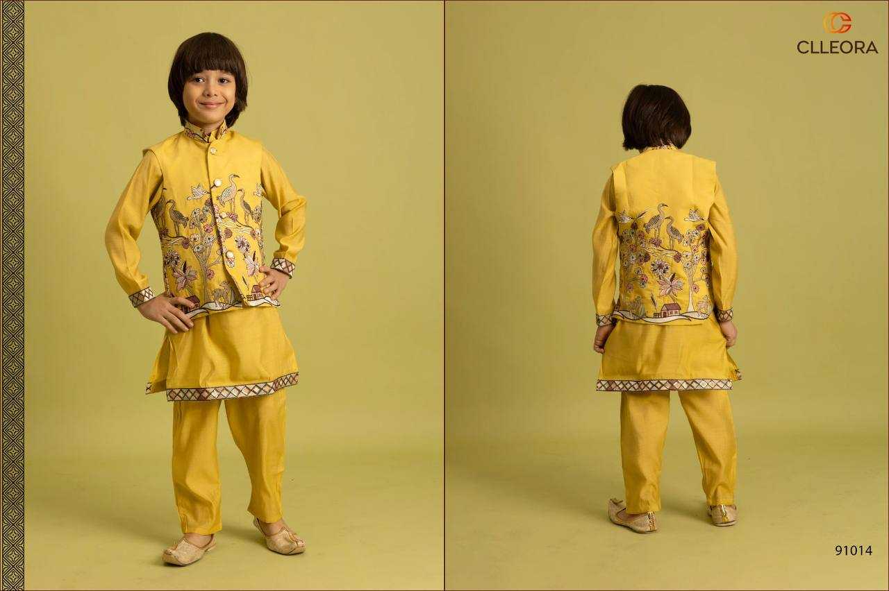 Ynf Fancy RIN202 001 Kids Wear Wholesale Boys Kurta Pyjama Kids Ethnic Wear Kids Festive Wear Manufacturer- Kids Exports