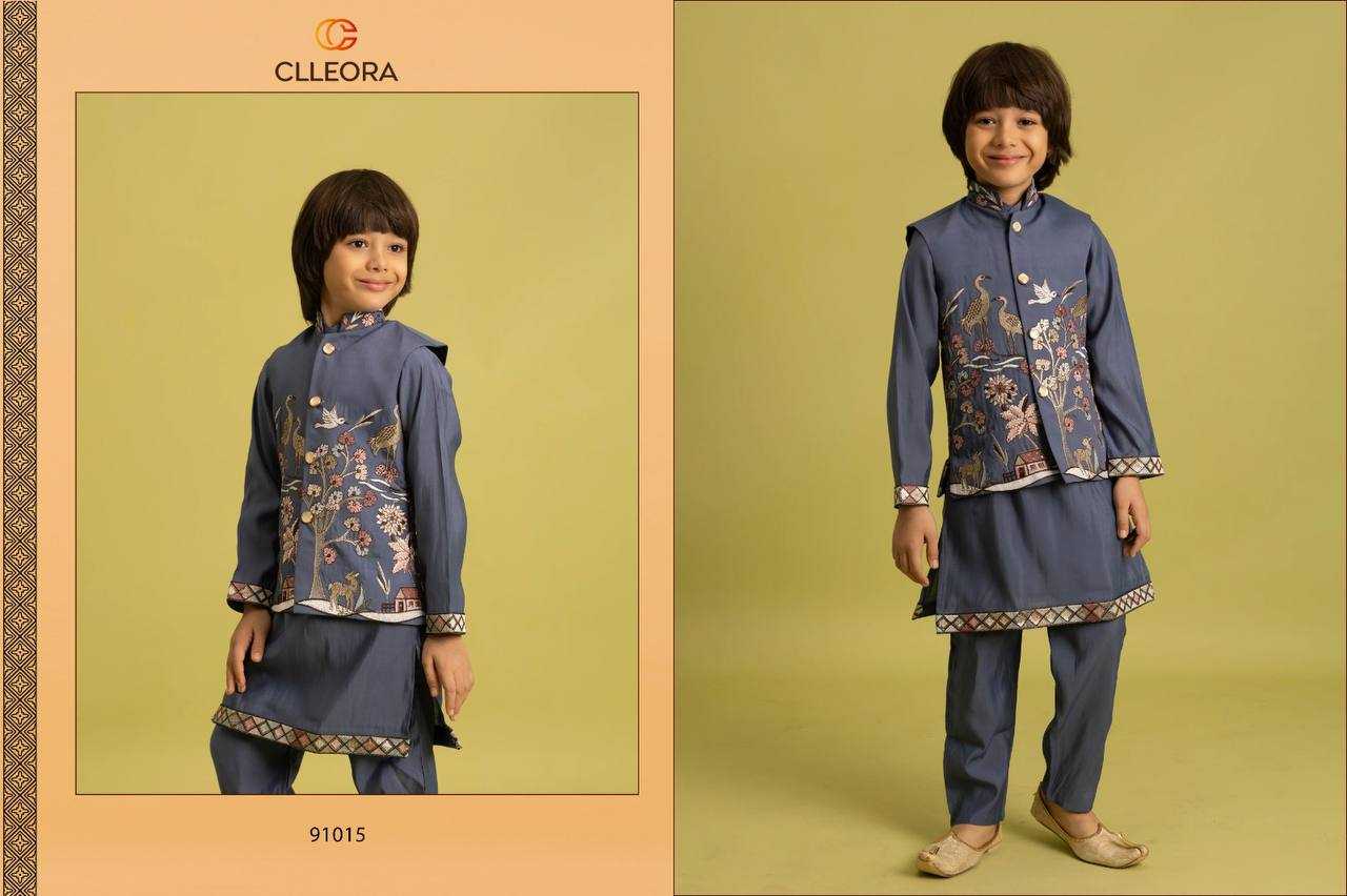 Ynf Fancy RIN202 001 Kids Wear Wholesale Boys Kurta Pyjama Kids Ethnic Wear Kids Festive Wear Manufacturer- Kids Exports