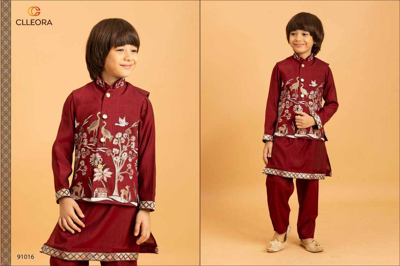 Ynf Fancy RIN202 001 Kids Wear Wholesale Boys Kurta Pyjama Kids Ethnic Wear Kids Festive Wear Manufacturer- Kids Exports