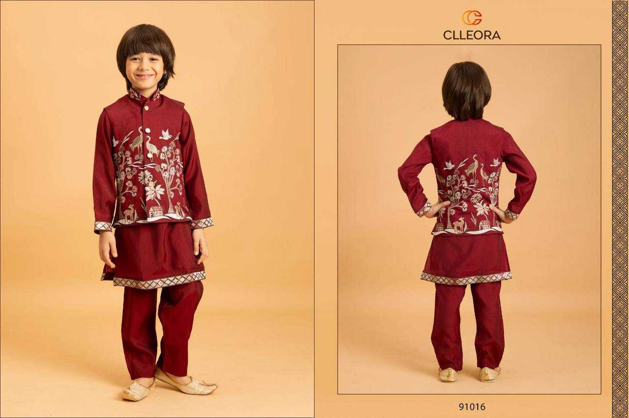 Ynf Fancy RIN202 001 Kids Wear Wholesale Boys Kurta Pyjama Kids Ethnic Wear Kids Festive Wear Manufacturer- Kids Exports