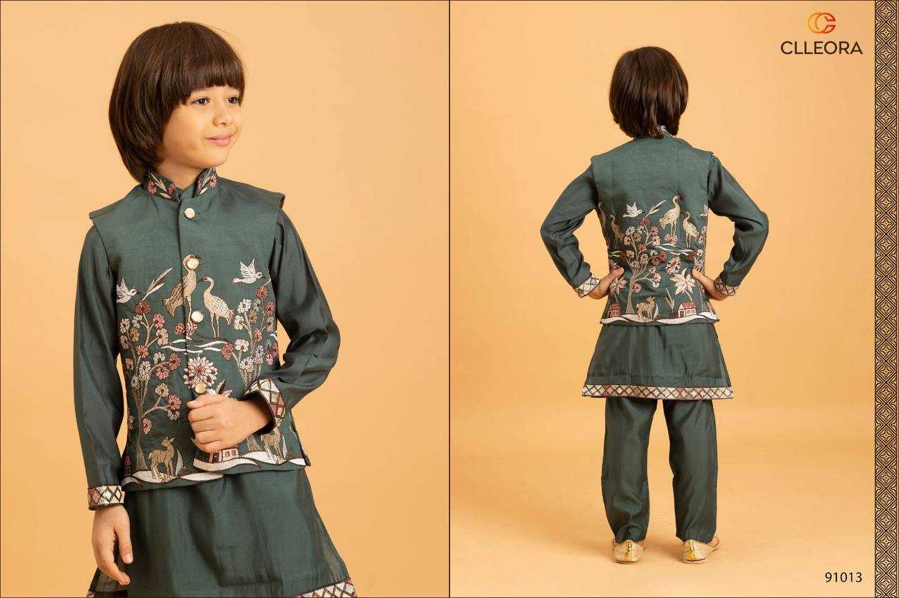 Ynf Fancy RIN202 001 Kids Wear Wholesale Boys Kurta Pyjama Kids Ethnic Wear Kids Festive Wear Manufacturer- Kids Exports