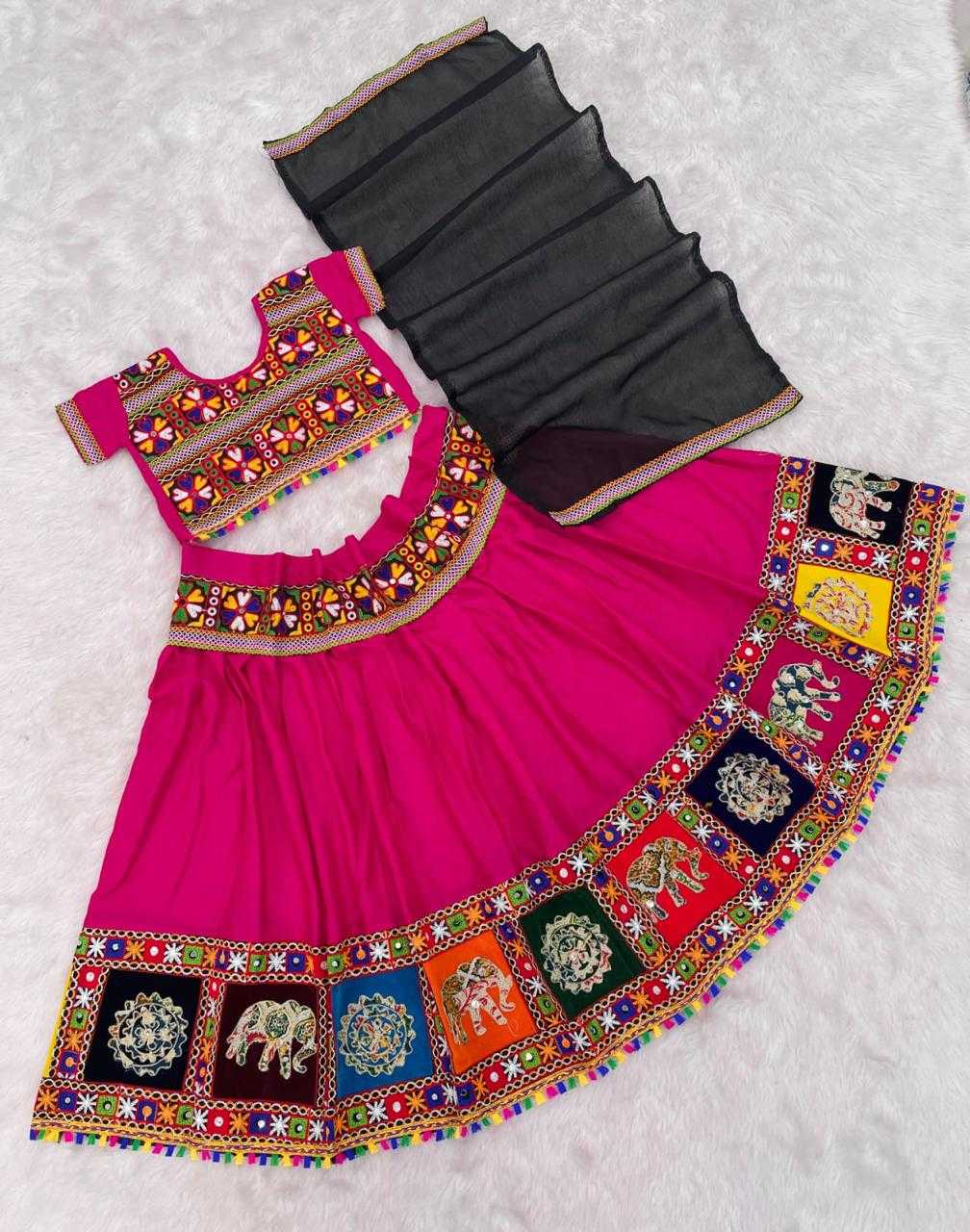 Ynf Pure Cotton KESH503 007 Kids Wear Festive Collections Wholesale Kids Navratri Outfits Navratri Chaniya Choli Navratri Dresses Manufacturer- Kids Exports