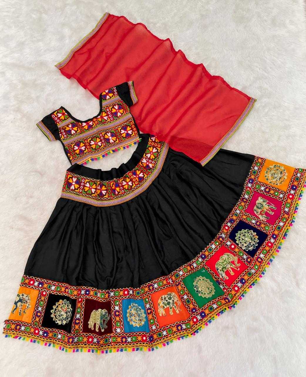 Ynf Pure Cotton KESH503 007 Kids Wear Festive Collections Wholesale Kids Navratri Outfits Navratri Chaniya Choli Navratri Dresses Manufacturer- Kids Exports