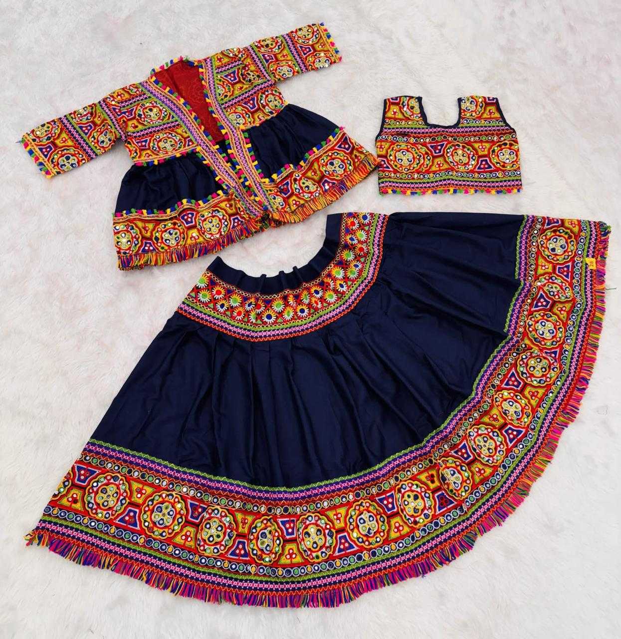 Ynf Pure Cotton KESH503 008 Kids Wear Festive Collections Wholesale Kids Navratri Outfits Navratri Chaniya Choli Navratri Dresses Manufacturer- Kids Exports