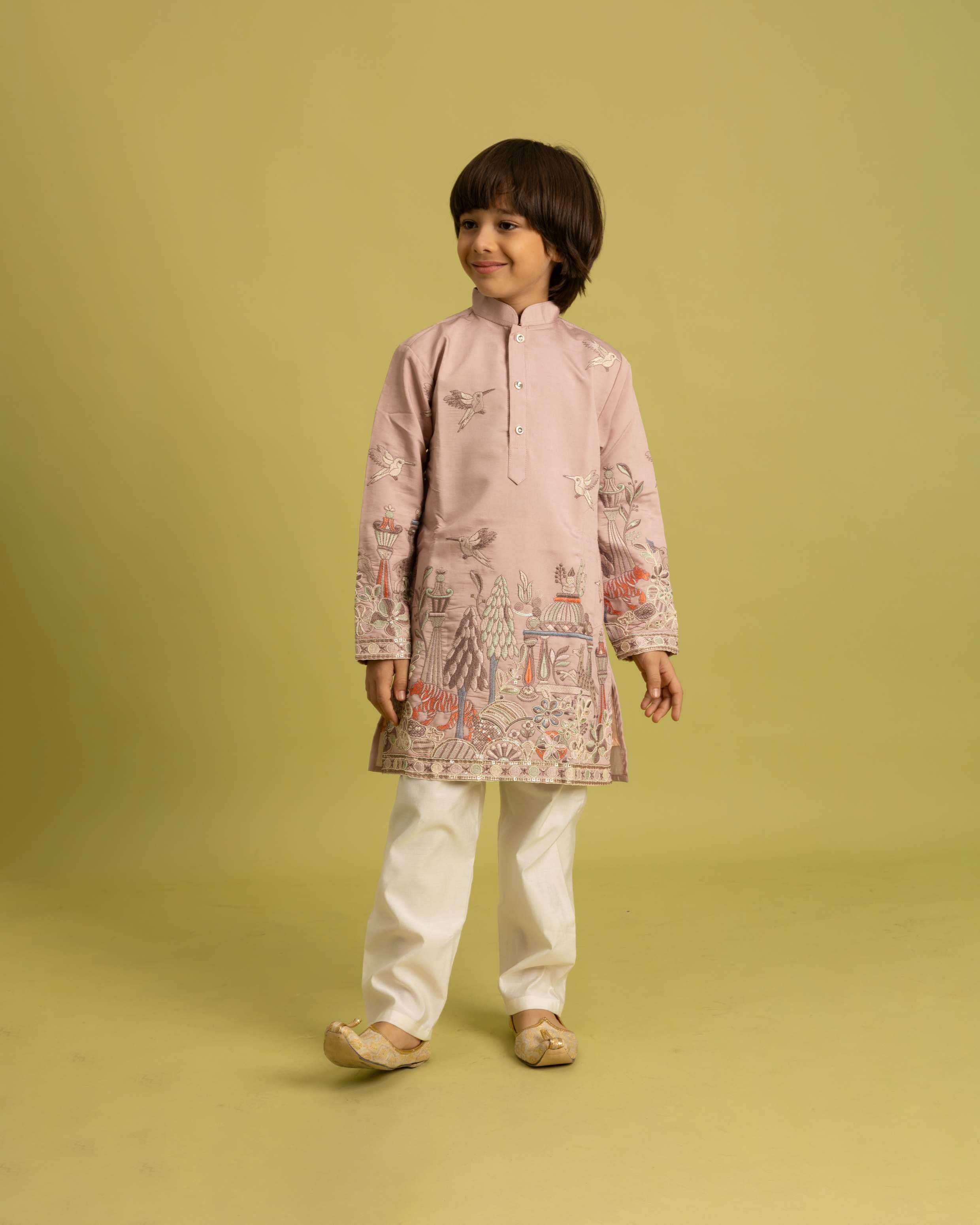 Ynf Viscose RIN202 VANTARA 91041 Kids Wear Wholesale Boys Kurta Pyjama Kids Ethnic Wear Kids Festive Wear Manufacturer- Kids Exports