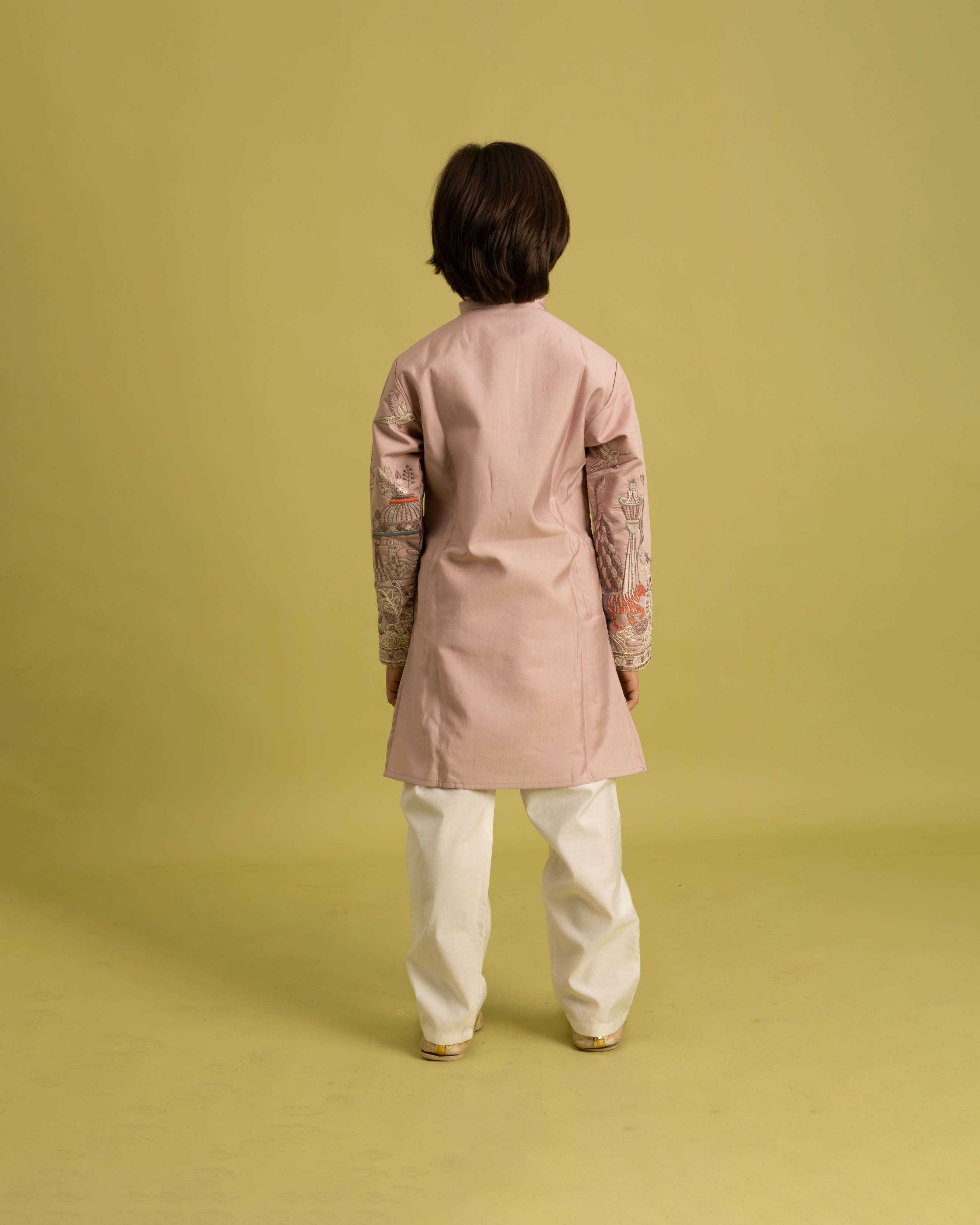 Ynf Viscose RIN202 VANTARA 91041 Kids Wear Wholesale Boys Kurta Pyjama Kids Ethnic Wear Kids Festive Wear Manufacturer- Kids Exports