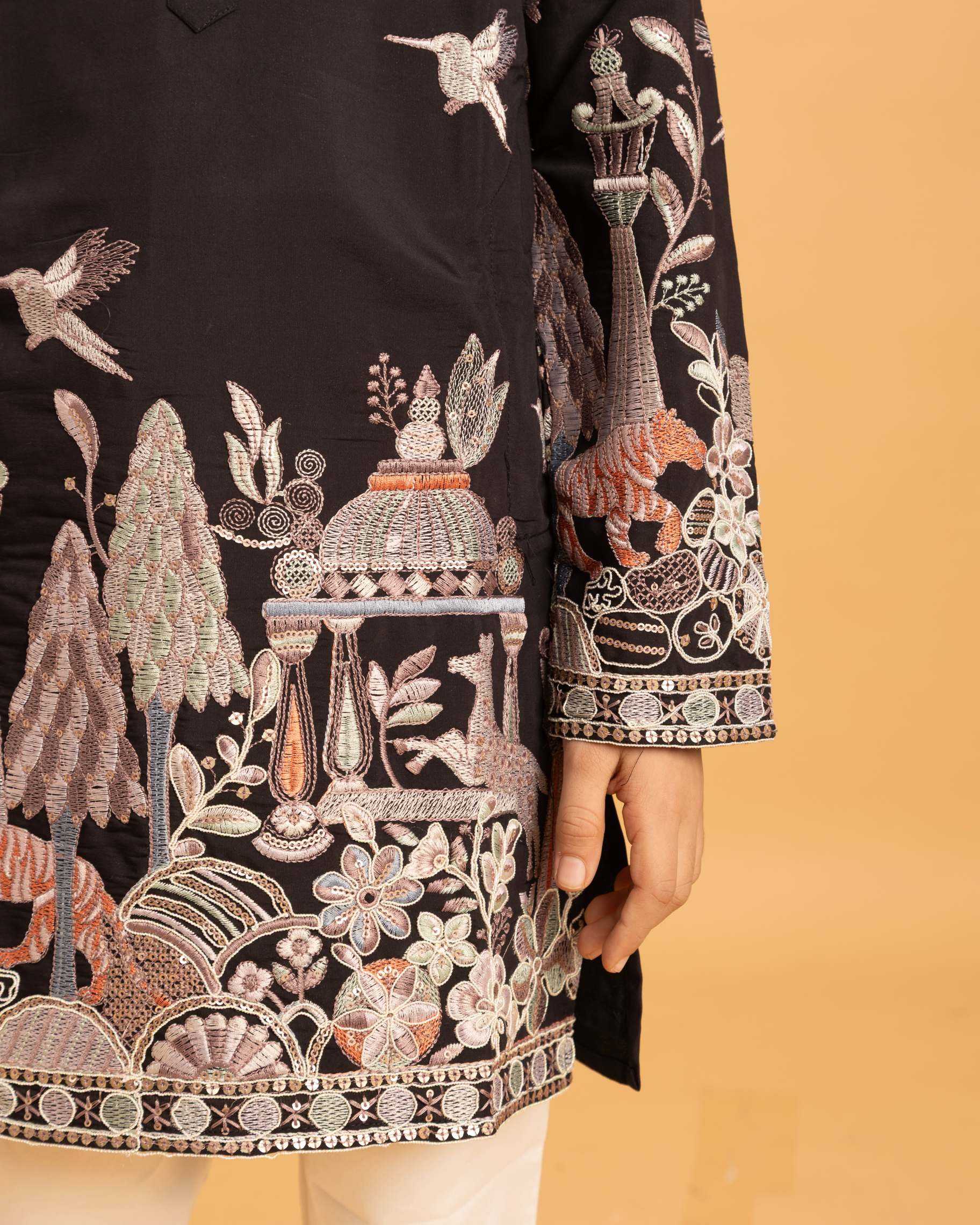 Ynf Viscose RIN202 VANTARA 91041 Kids Wear Wholesale Boys Kurta Pyjama Kids Ethnic Wear Kids Festive Wear Manufacturer- Kids Exports