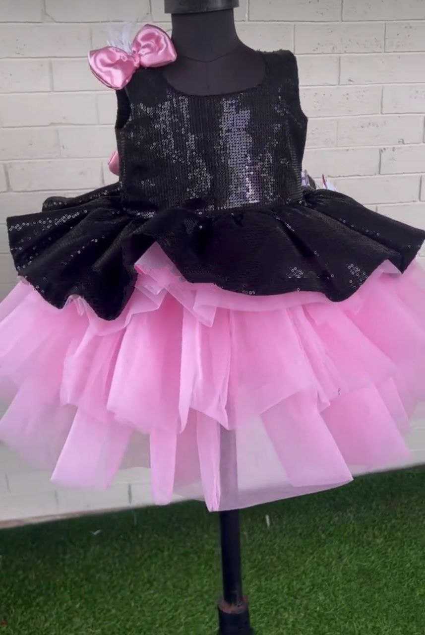 Ynf Soft Net RIN157 PC KID 8012 Kids Wear Wholesale Kids Frocks Girls Frock Kids Designer Frock Manufacturer- Kids Exports