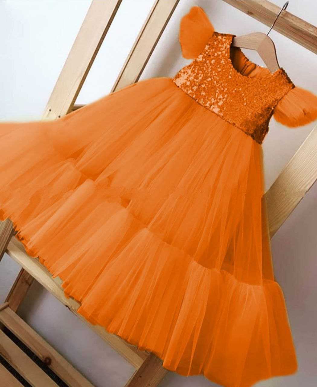 Ynf Soft Net RIN157 PC KID 8013 Kids Wear Wholesale Kids Frocks Girls Frock Kids Designer Frock Manufacturer- Kids Exports